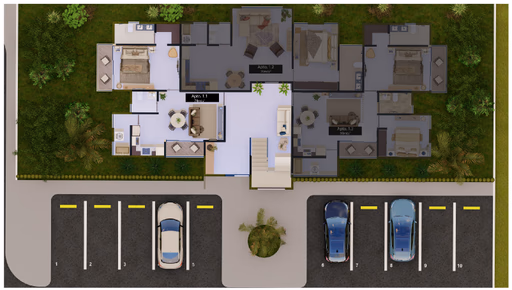 Plano del Stone Towers Apartamento A1.1